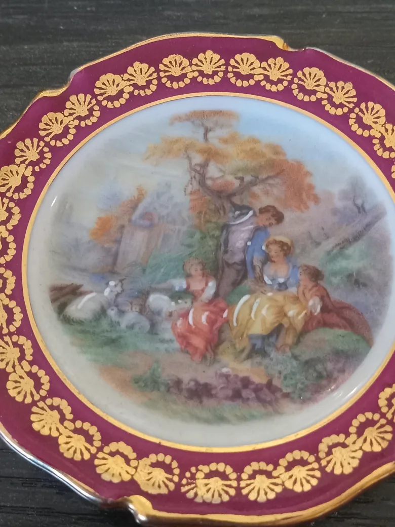 Decorative Plate with Pastoral Scene image indicator(7)