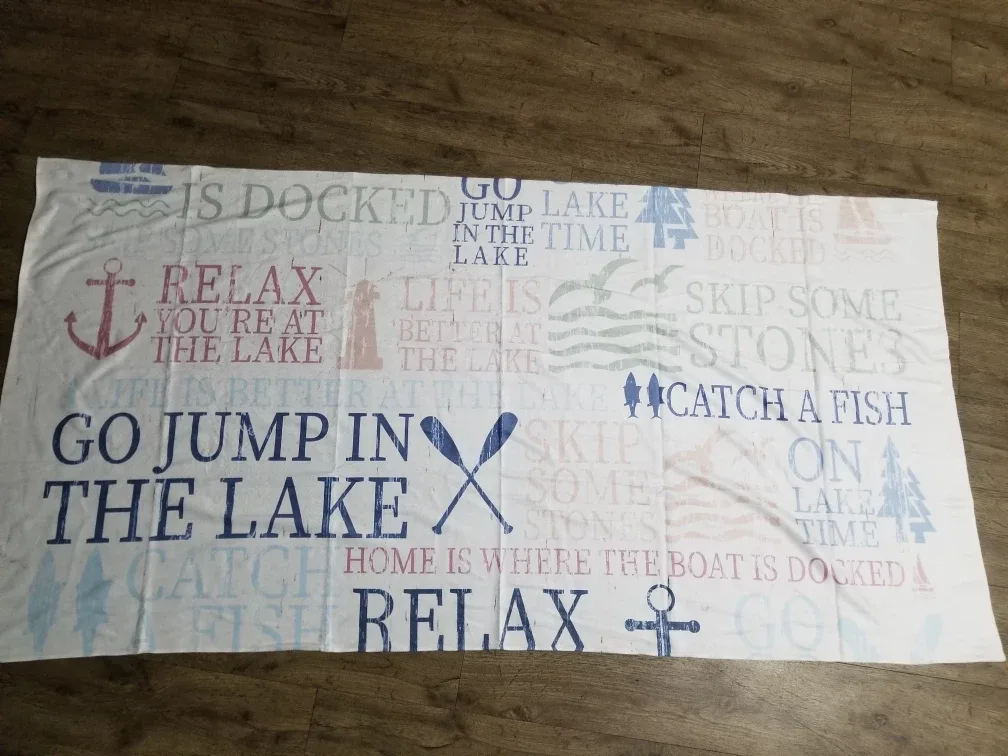 Lake-Themed Throw thumbnail