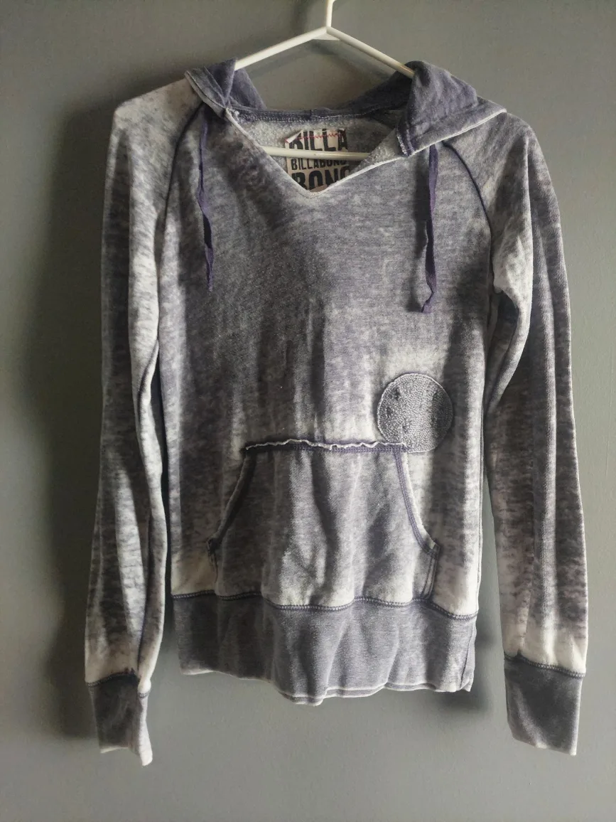 Billabong Burn Out Hoodie - Size Medium thumbnail