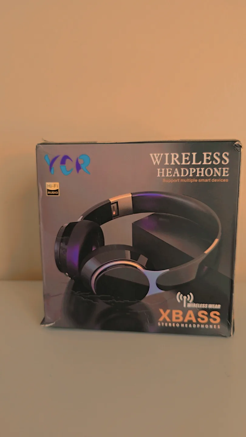 YCR XBass Stereo Wireless Headphones - White thumbnail