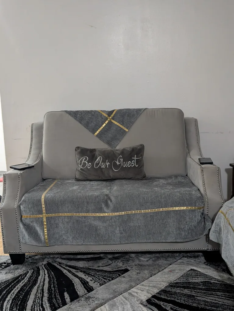 Home Decor Items: Rug, Curtains, and Coffee Table image indicator(7)