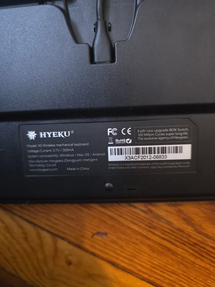 HYEKU X3 Wireless Mechanical Keyboard image indicator(2)