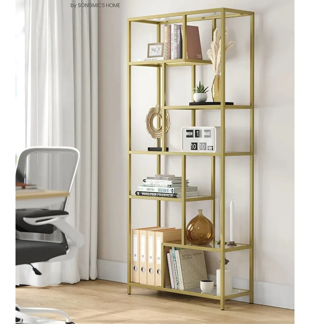 SONGMICS HOME Gold Bookshelf image indicator(2)