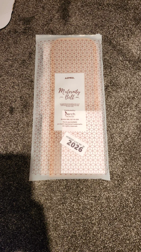 AZMED Maternity Belt - Beige thumbnail
