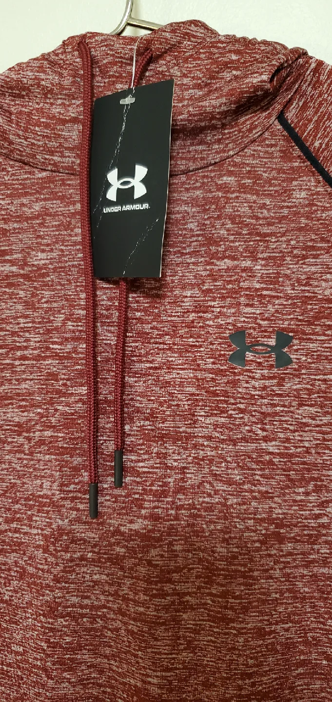 Under Armour Women's Heathered Maroon Hoodie image indicator(7)