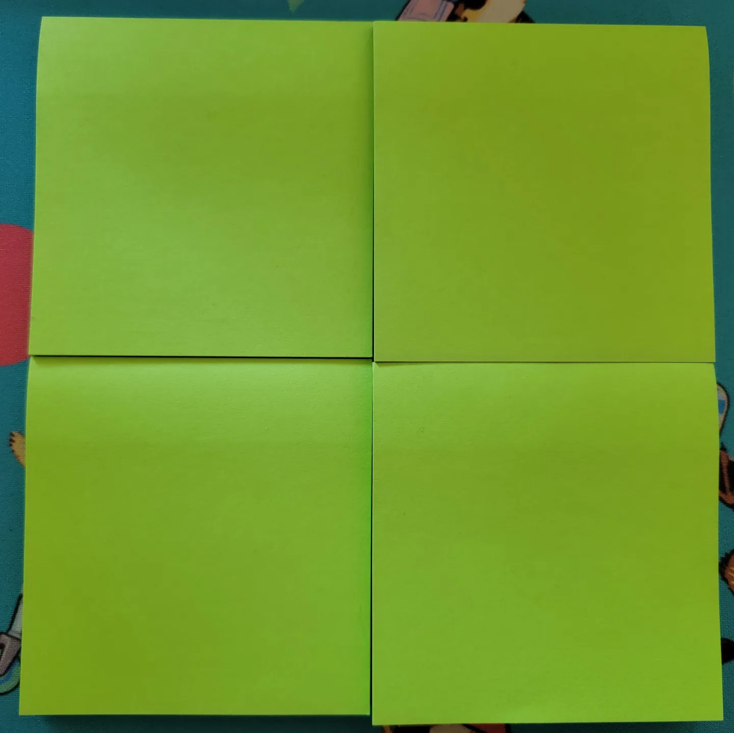 🥕 4 Post-it Super Sticky Notes - Lime Green thumbnail