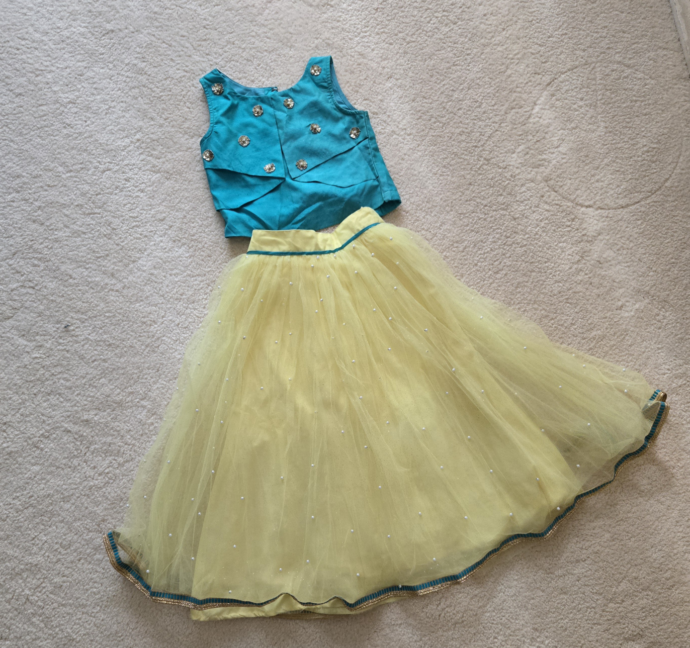 Venice Kids' Lehenga Choli Set - Size 22 (3- 5 Years)