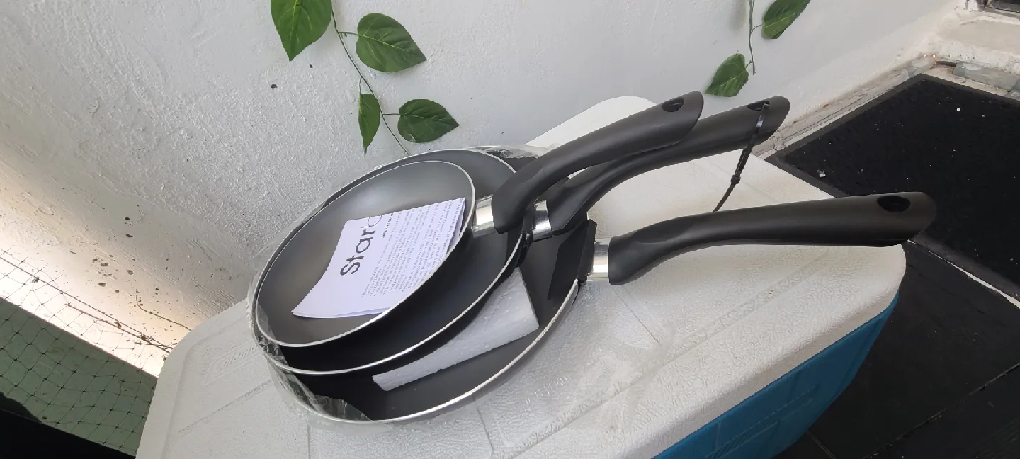 Starbasix Set of 3 Fry Pans - NEW image indicator(3)