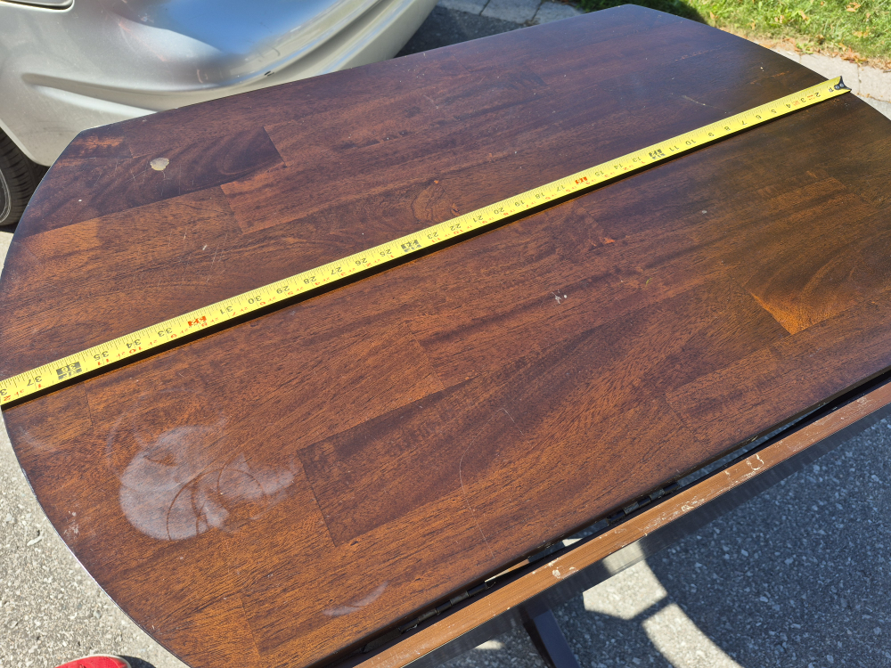 Round Wooden Dining Table - 38 Inches - photo 5