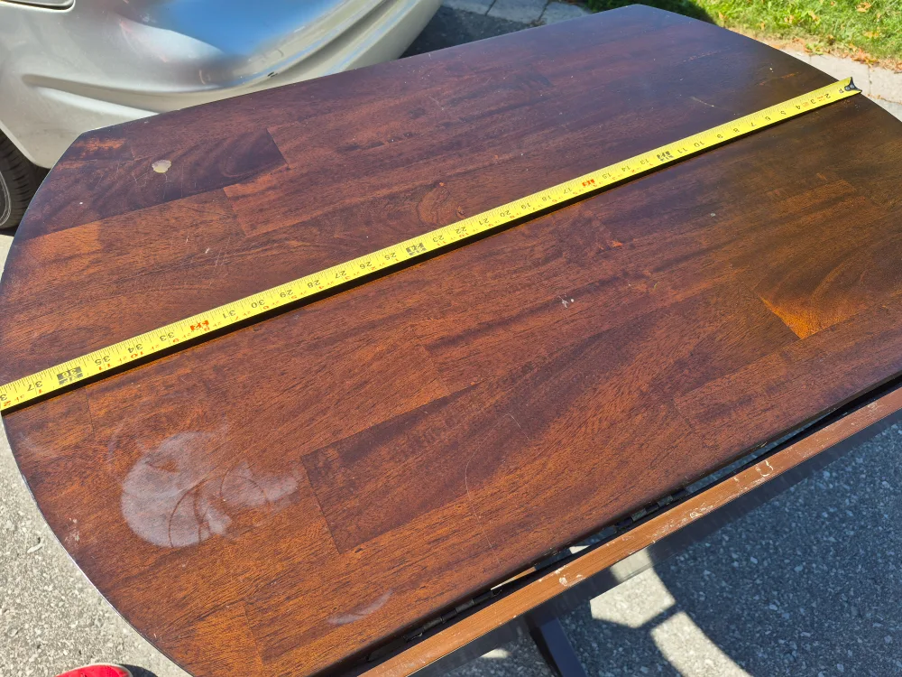 Round Wooden Dining Table - 38 Inches image indicator(5)