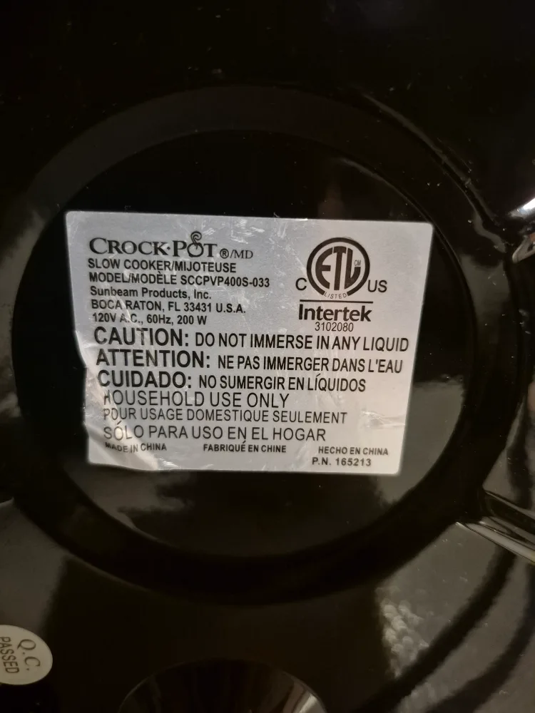 Crock-Pot Slow Cooker SCCPVP400S-033 image indicator(3)