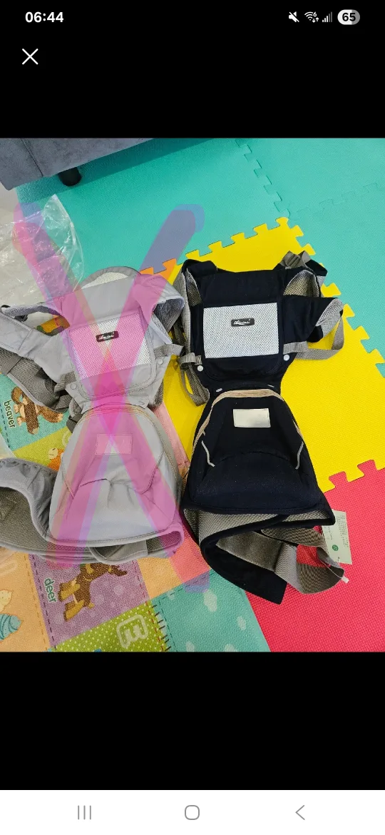 Infantino Baby Carrier - Grey and Black thumbnail