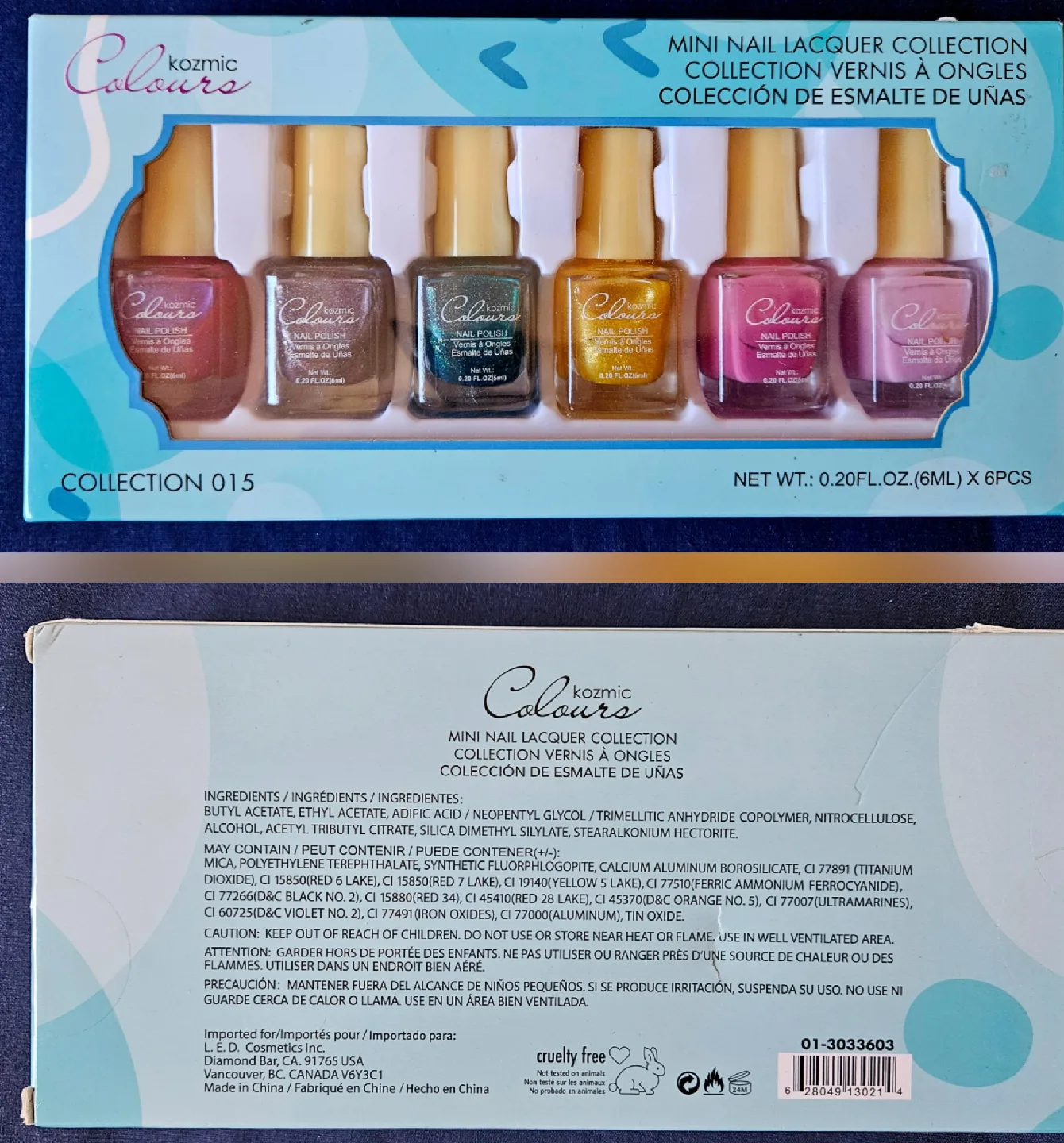 Kozmic Colours Mini Nail Polish Set - New ✨️ thumbnail