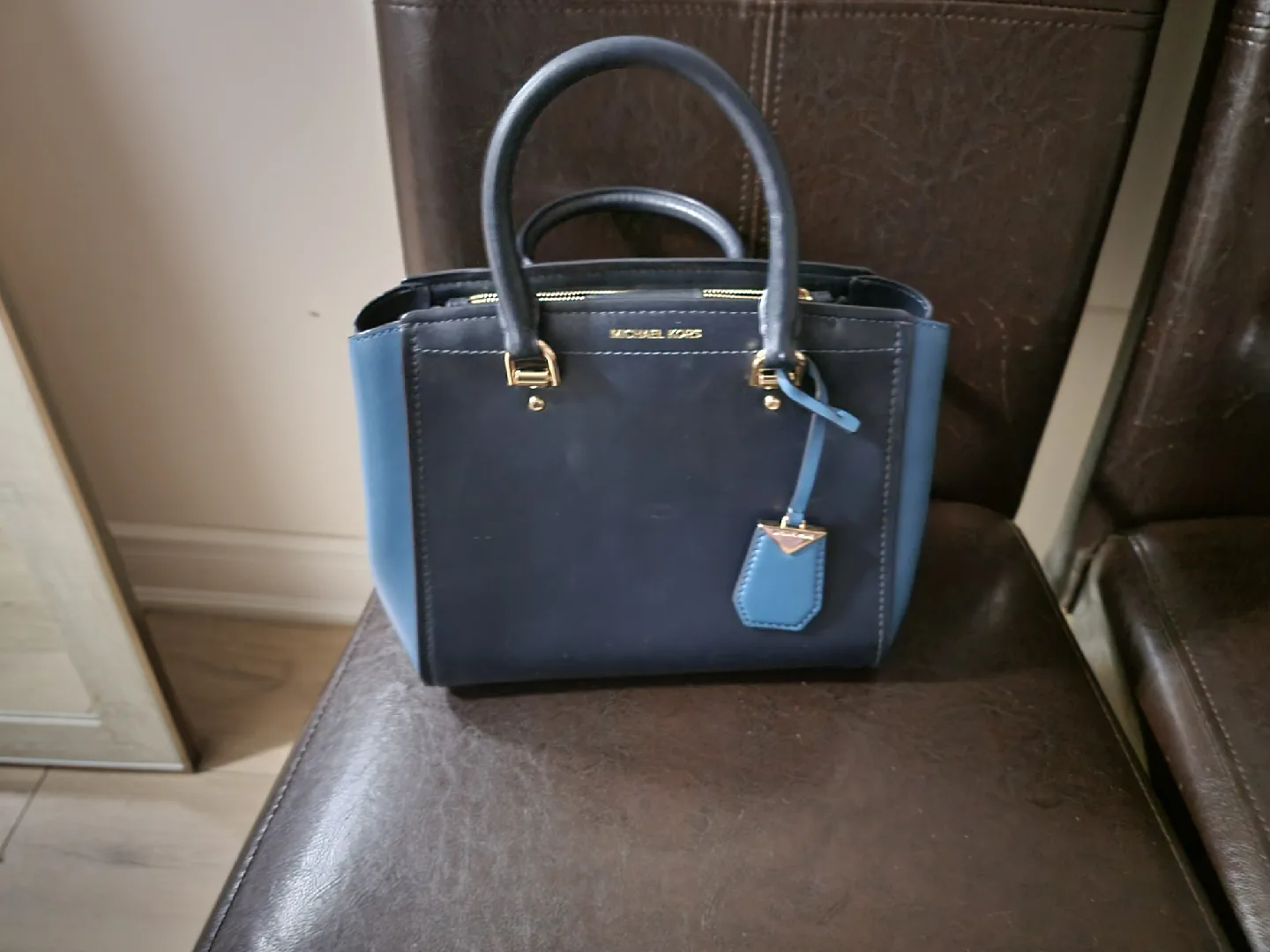 Michael Kors Satchel - Navy & Blue image indicator(2)