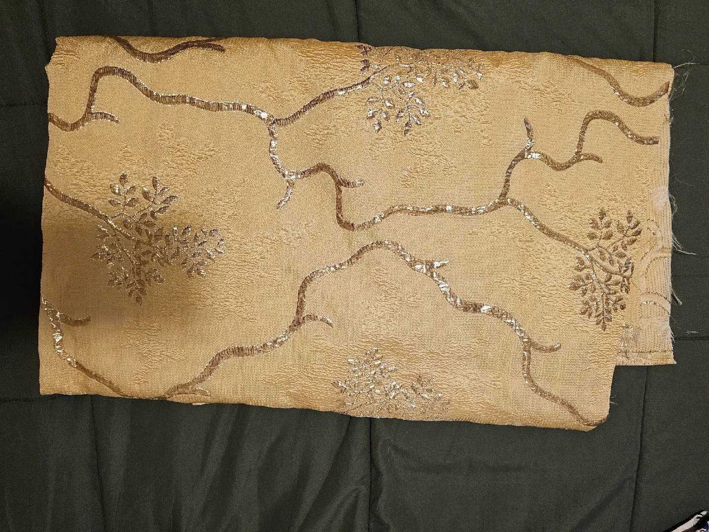 African Lace Fabric Jacquard Mesh Embroidery 5 Yards for Wedding thumbnail