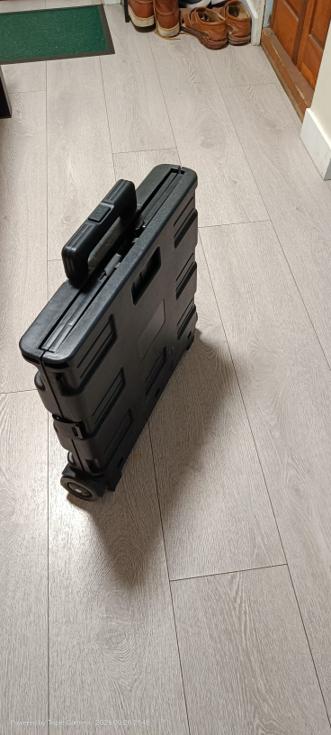 Collapsible Rolling Utility Cart - Black - photo 4