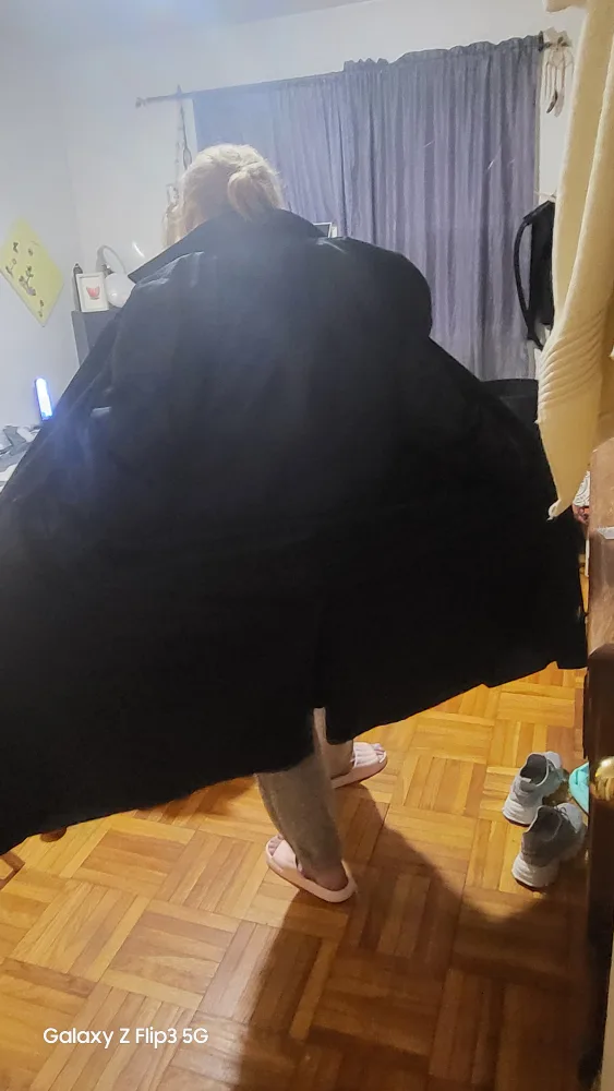 🥕London Fog Black Coat Size 44 image indicator(2)