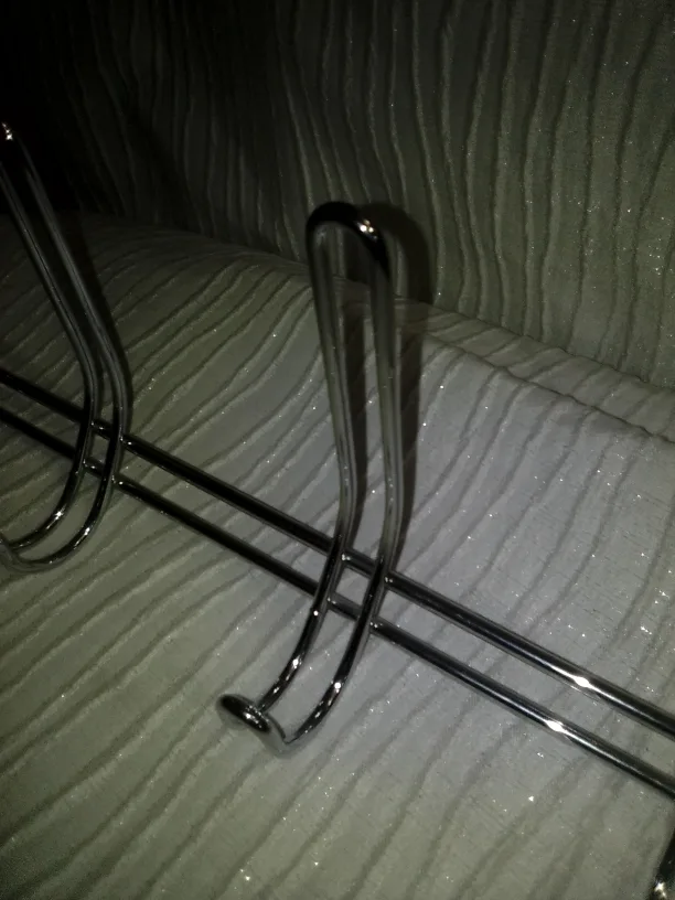 Chrome Over-the-Door Hook Rack image indicator(3)