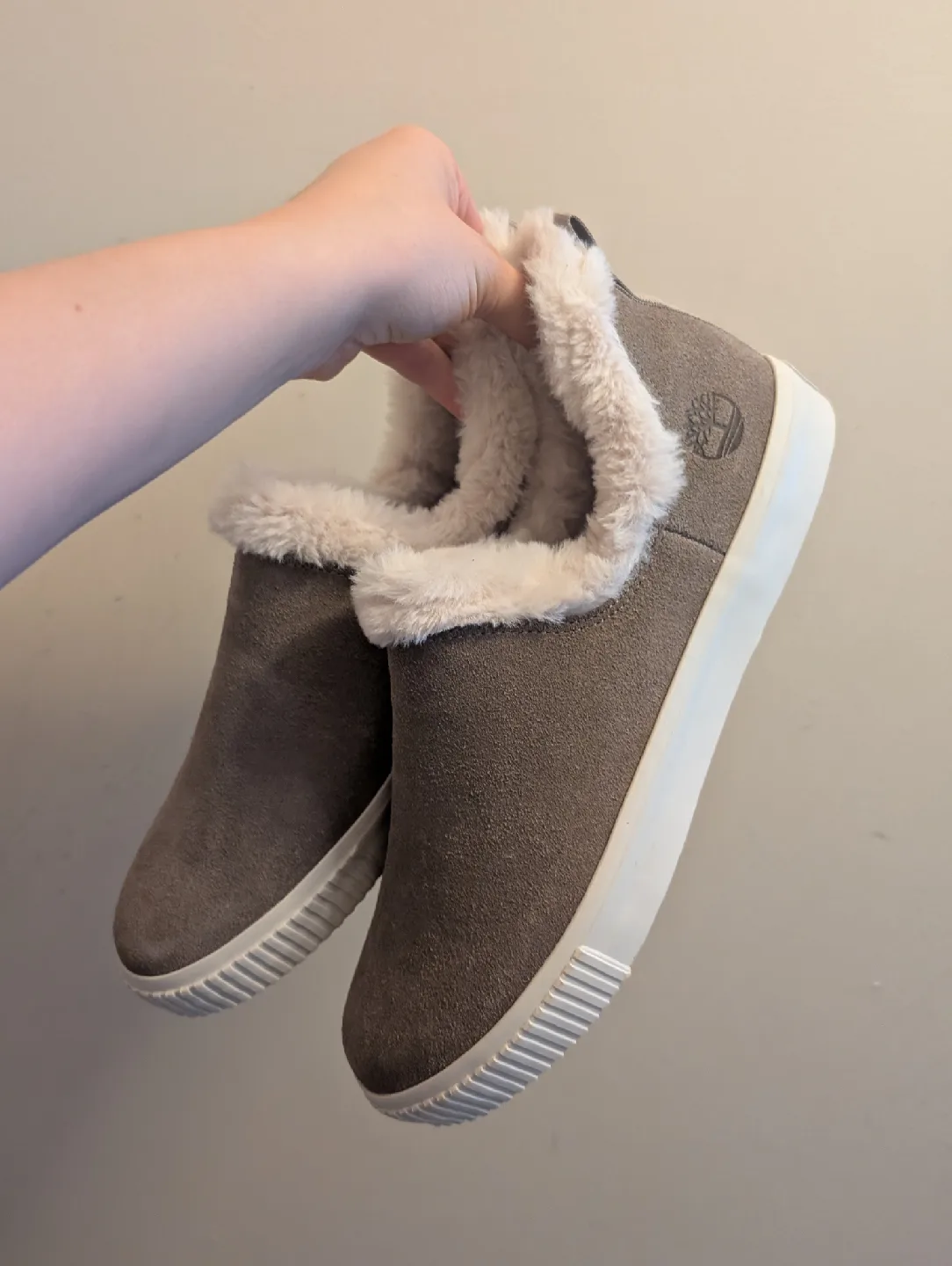 Timberland Suede & Faux Fur Lined Shoes - US 11 thumbnail