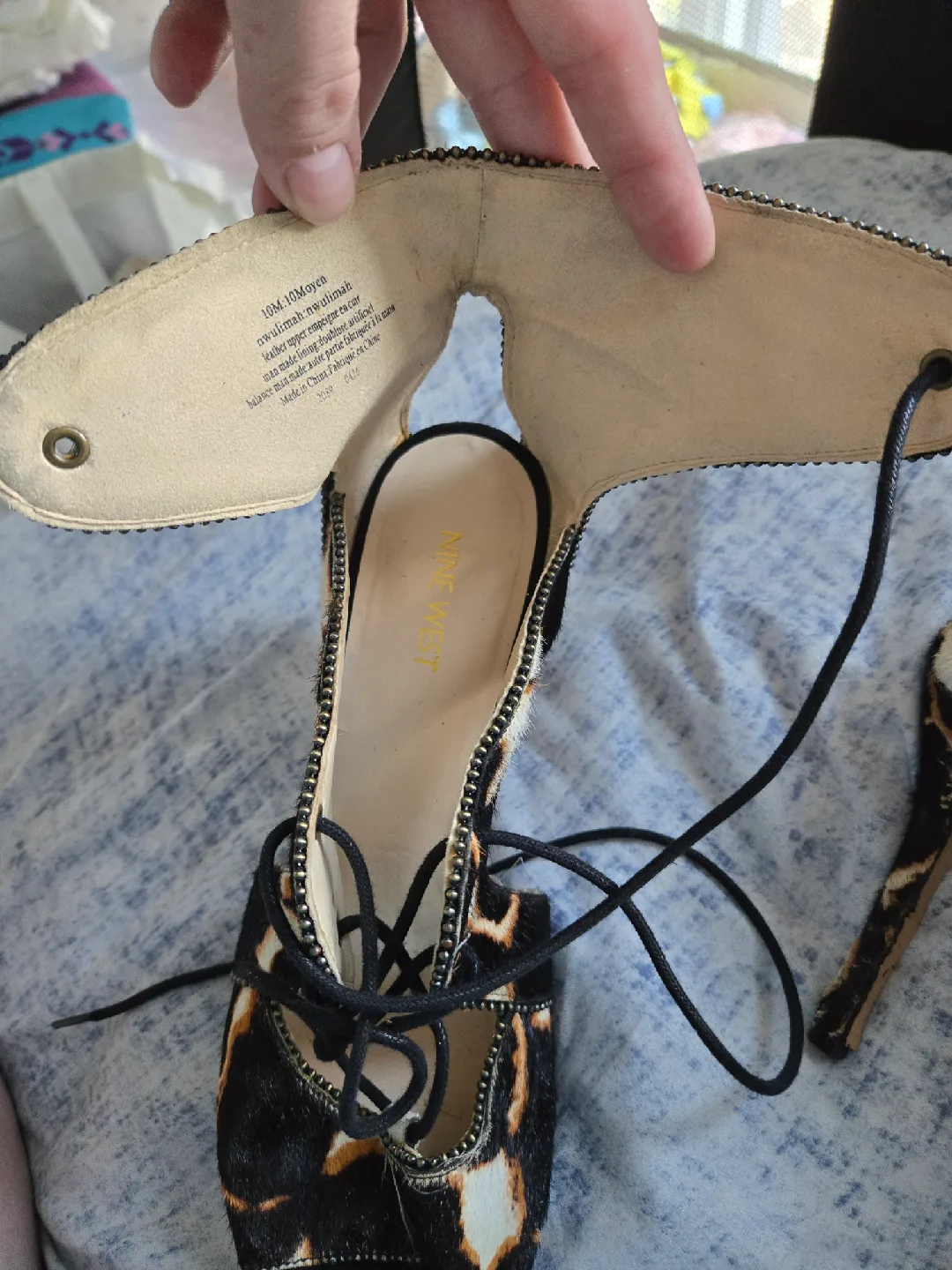 Nine West Animal Print Heels - Size 10 image indicator(4)