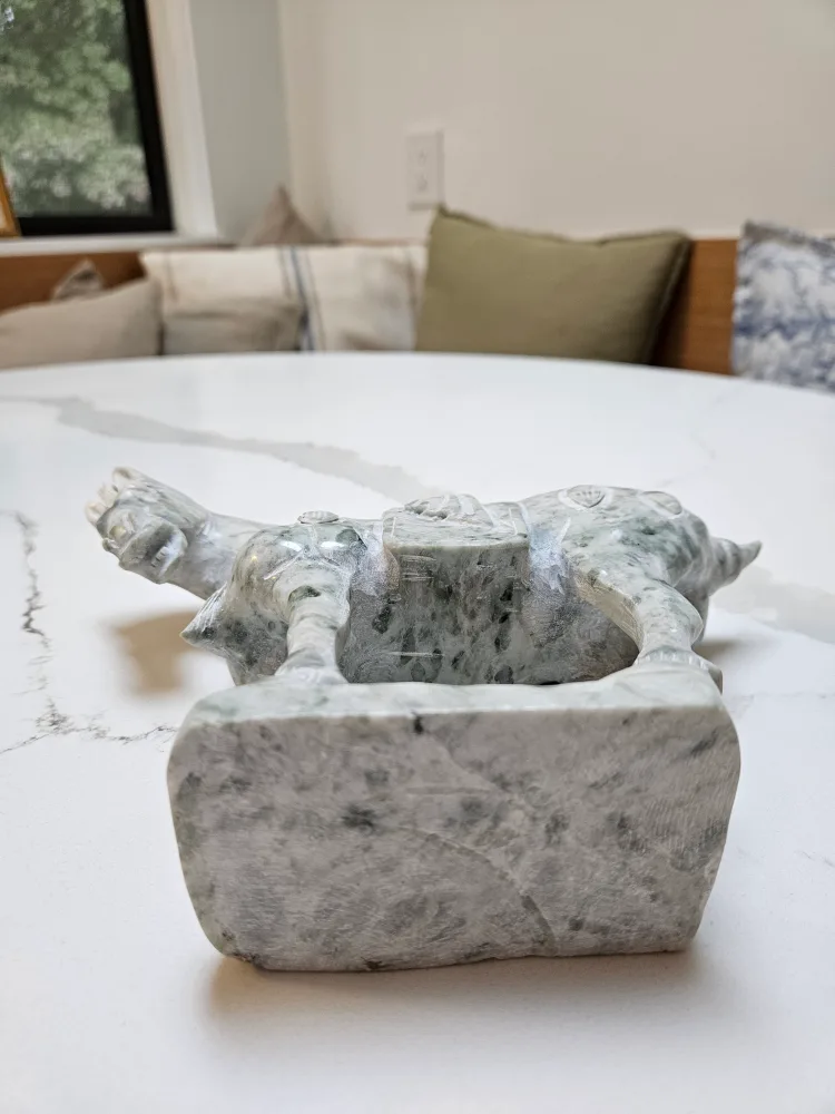 Jade Green Marble Tang Style Horse Statue image indicator(6)