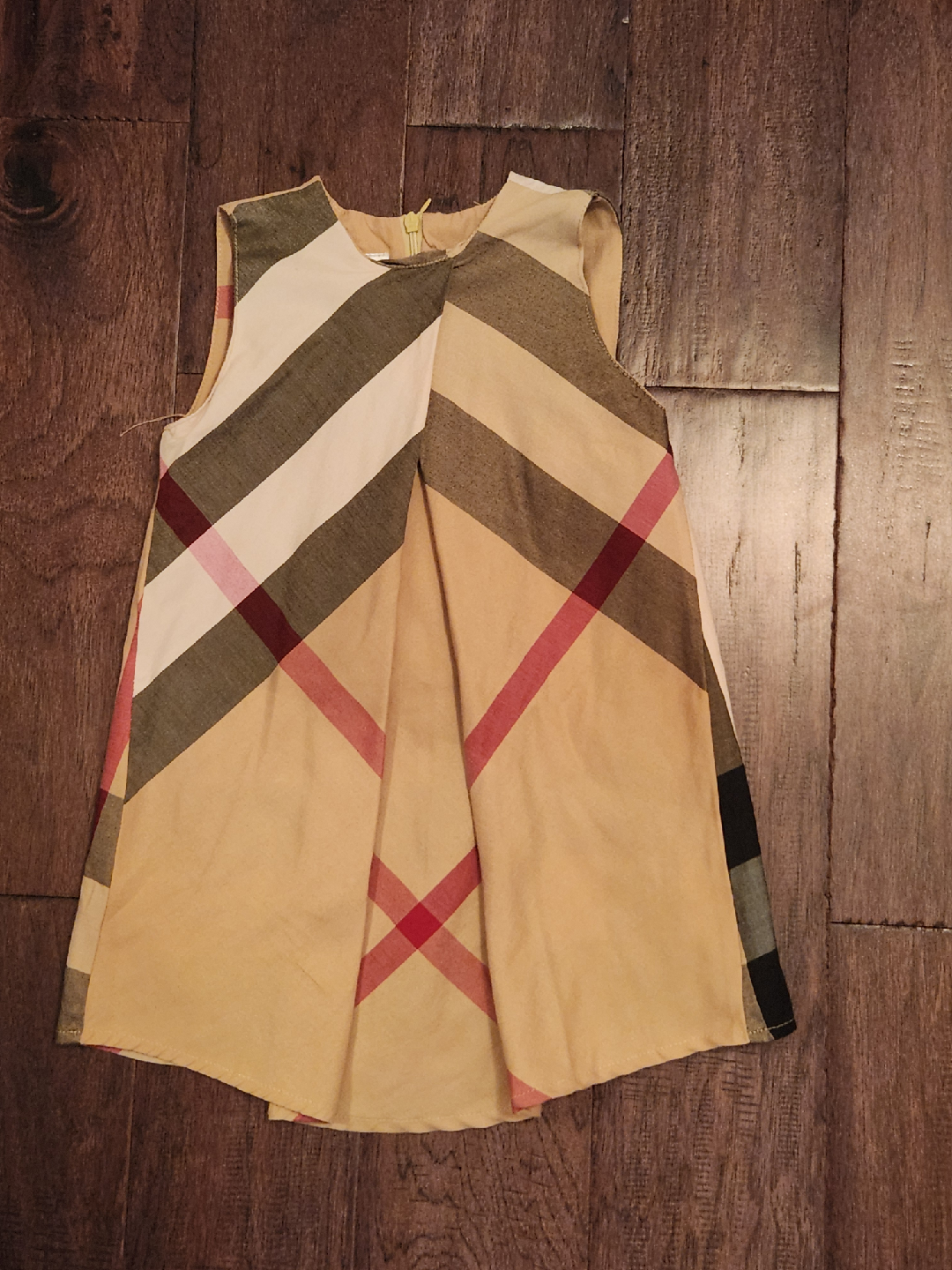 Baby Dress with Burberry pattern
