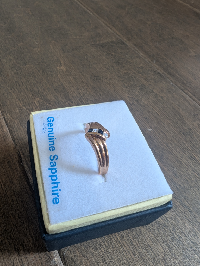 Brand New Natural Blue Sapphire Ring For Sale - photo 3