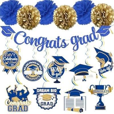 Graduation Party Decoration Set - Congrats Grad