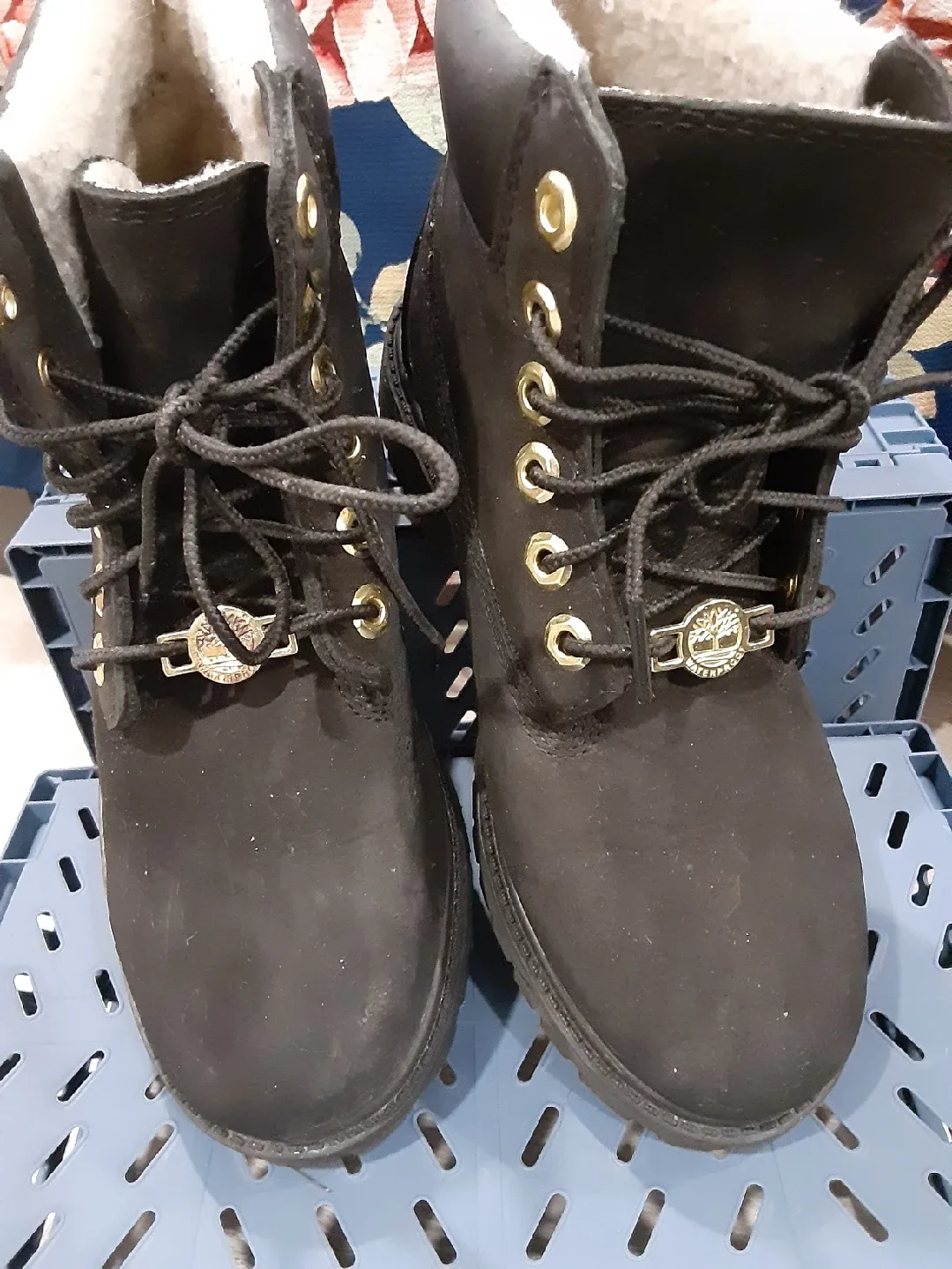 Timberland Black and Gold Boots image indicator(5)