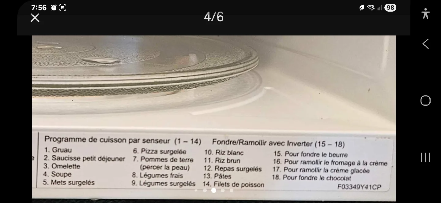 Panasonic NN-SD691S Genius Inverter Microwave image indicator(4)
