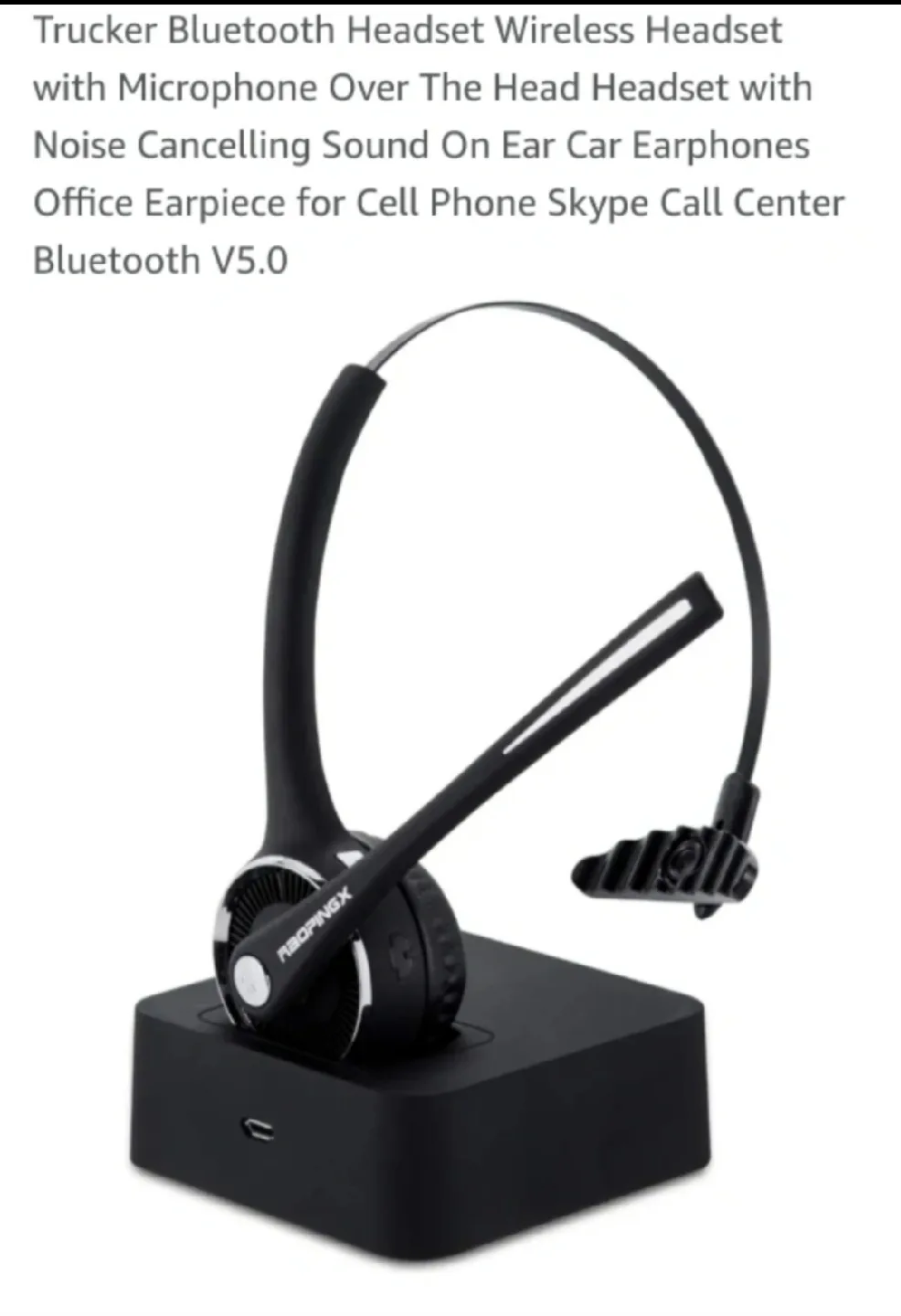 🥕 AIKELA BH-M9A Mono Wireless Headset - New! thumbnail