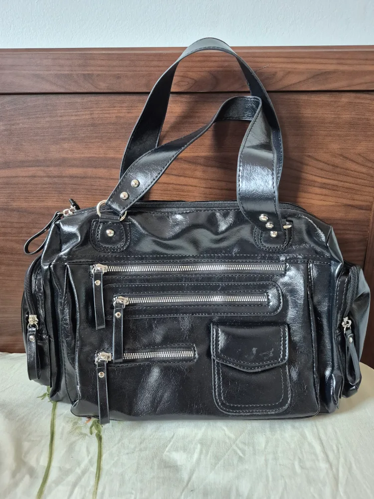 Fashion Black shouder bag 450g thumbnail