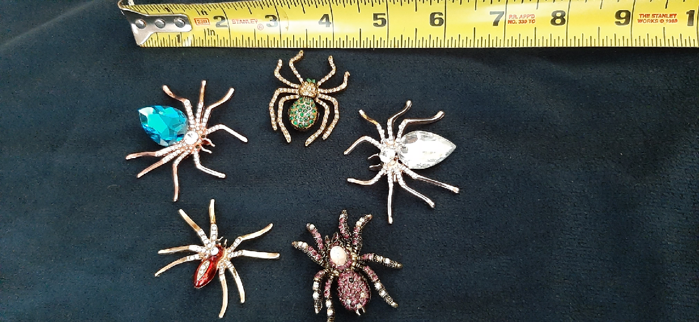 Spider Brooches - $10 each - photo 4