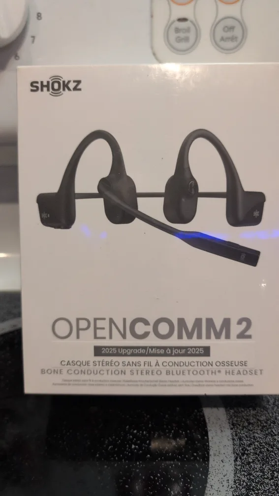 Shokz OpenComm2 Bone Conduction Headset - Black thumbnail