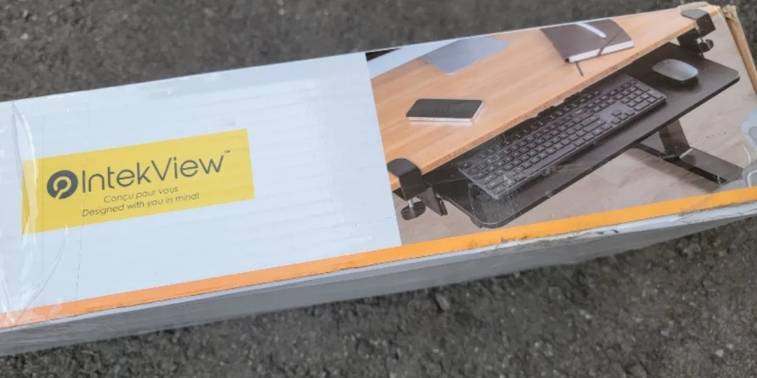 IntekView Height Adjustable Clamp-On Keyboard Tray – Ergonomic image indicator(5)