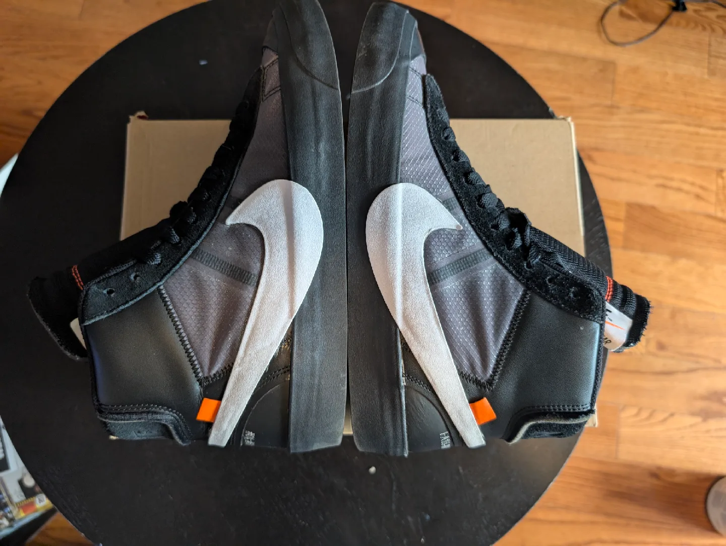 Nike x Off-White Blazer Mid Black US 10 image indicator(3)