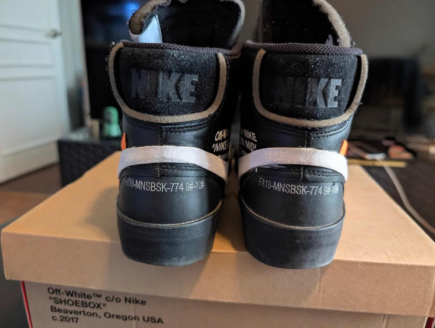 Nike x Off-White Blazer Mid Black US 10 image indicator(4)