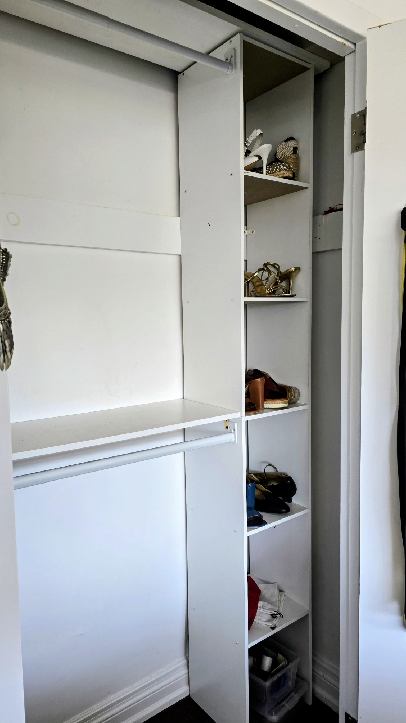 ClosetMaid Expandable Closet Organizer Kit, White - photo 2