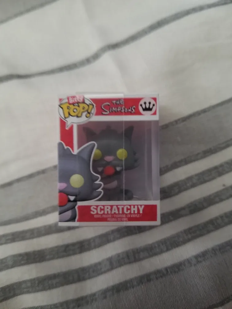Bitty Pop! The Simpsons Scratchy Vinyl Figure thumbnail