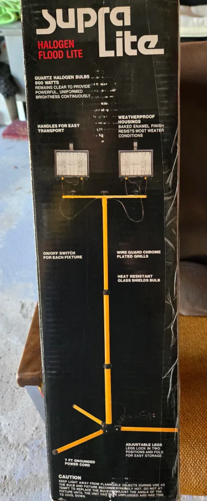 Brighten up your (work) nights. Flood lights. Indoor/Outdoor use image indicator(4)