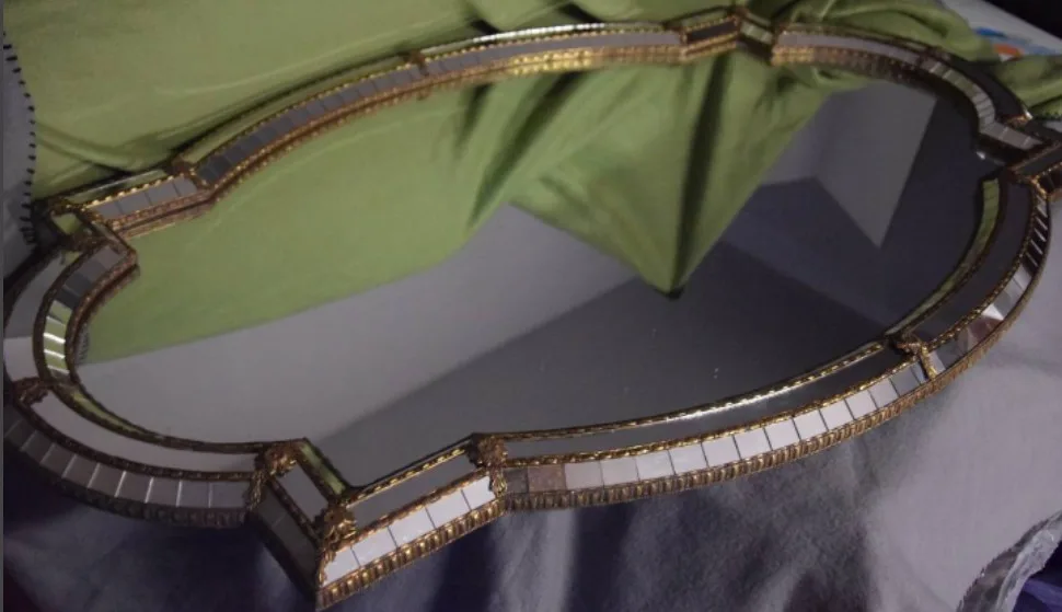 Antique Ornate Framed Mirror image indicator(2)