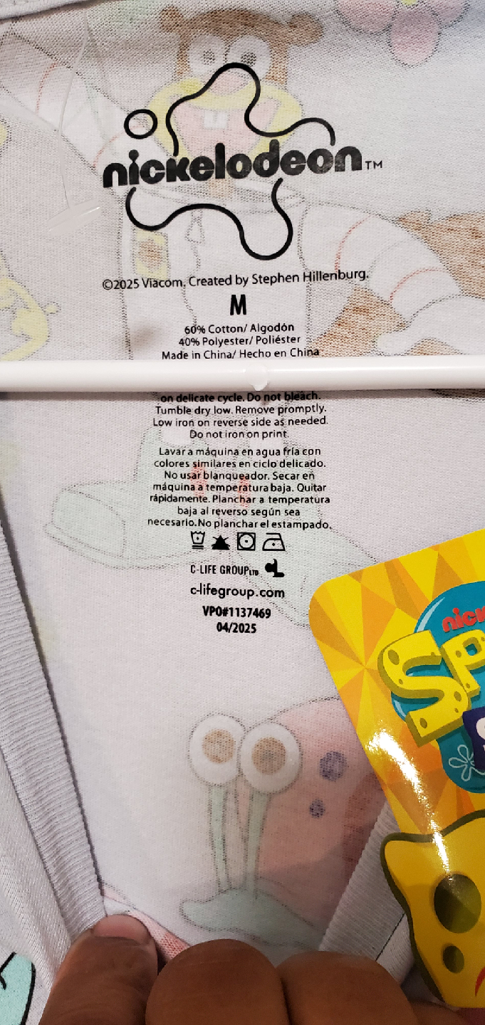 Nickelodeon Spongebob Squarepants T-Shirt - Size M - photo 4