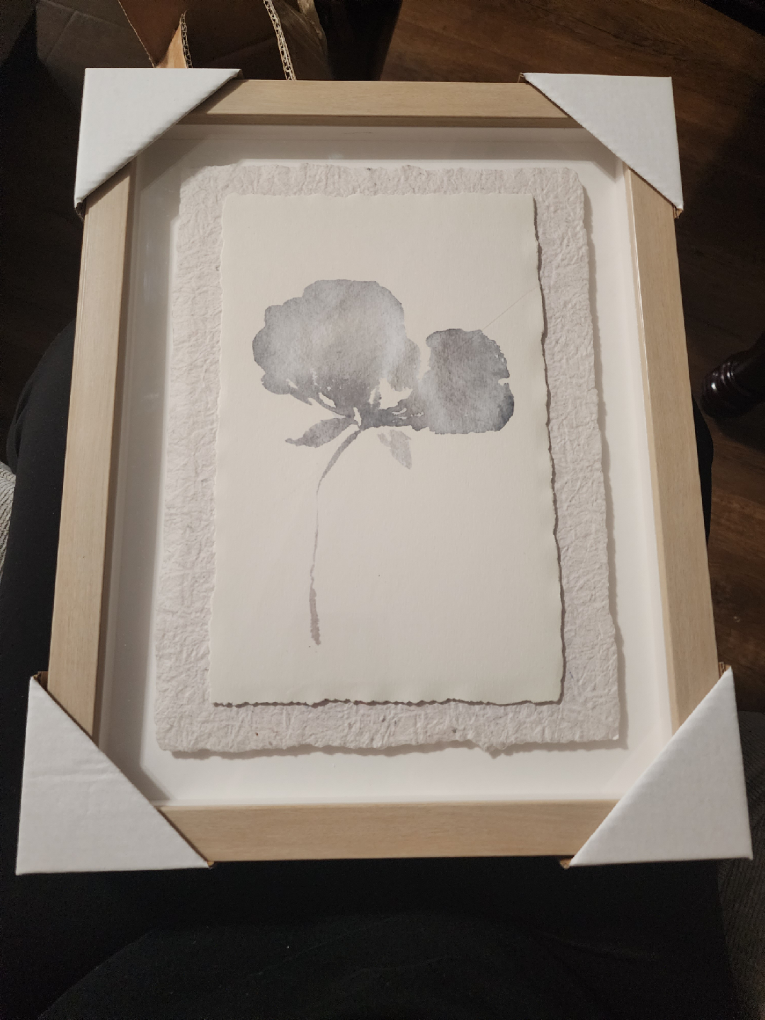 Framed Floral Art Print