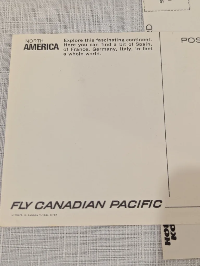 Vintage Airline Playing Cards and Post Cards image indicator(7)