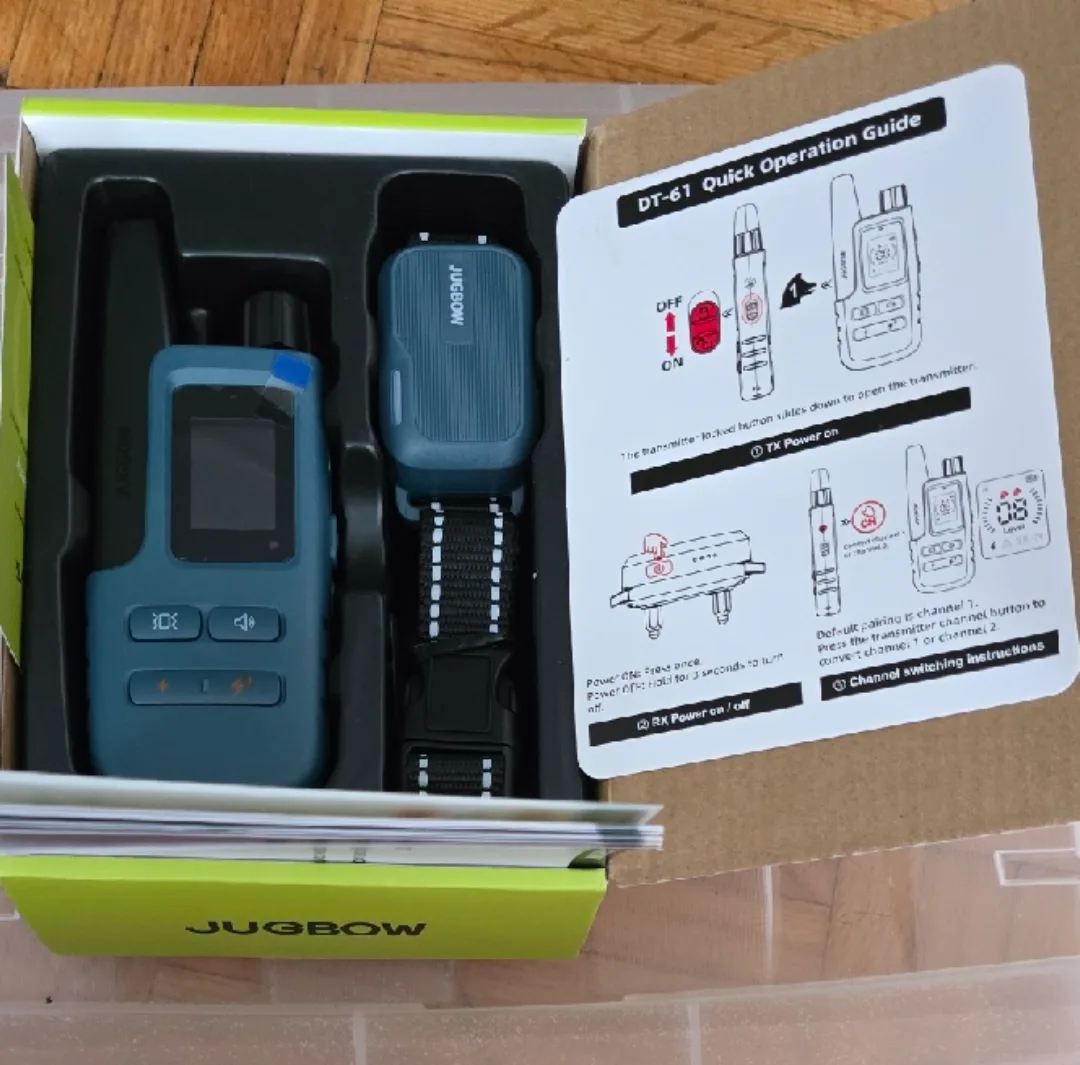 JUGGBOW Dog Shock Collar w/ Remote image indicator(2)