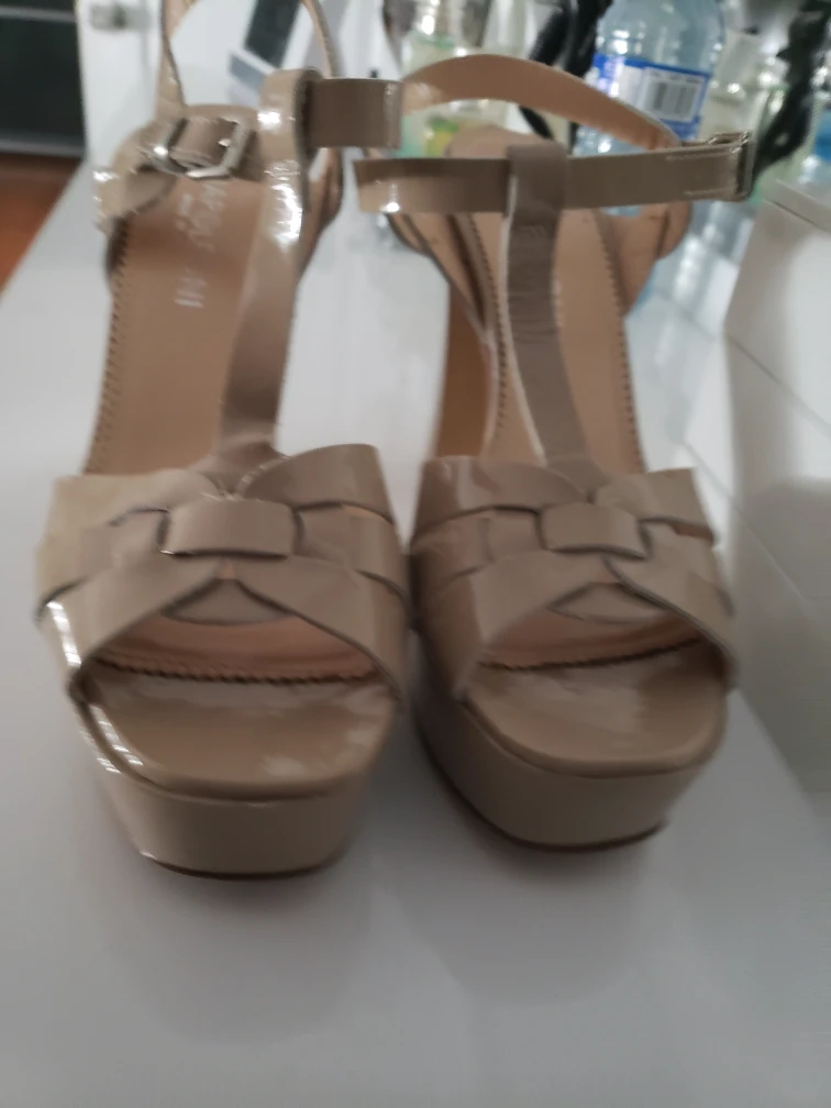 Napoletani Beige Platform Heels - Size 36 - photo 2