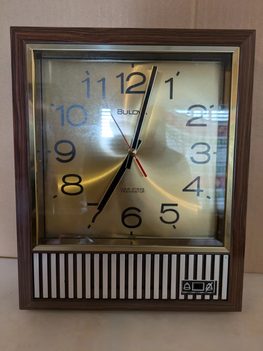 Bulova Wall Clock 1970s