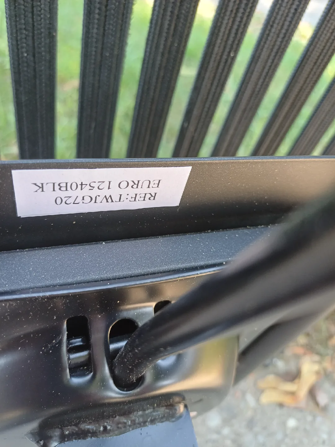 🥕 Euro TWIG720 12540BLK Black Office Chair, Bungee Cord 🥕 image indicator(4)