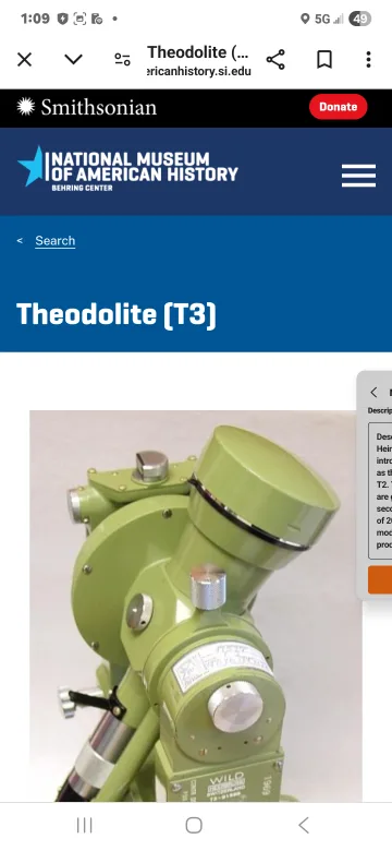 1937 " Wild Theodolite  T3 thumbnail
