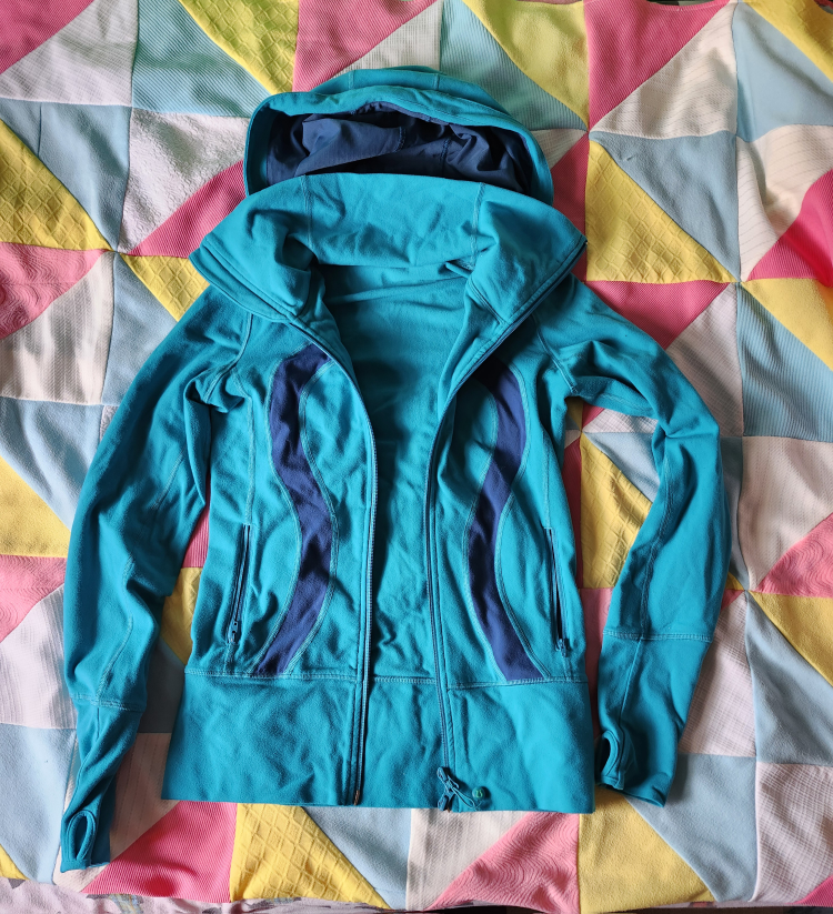 teal Lululemon hoodie/jacket - photo 3